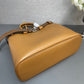 Prada Buckle Large Leather Handbag With Belt