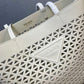 Large Perforated Leather Tote Bag