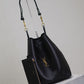 Paris VII YSL Pochon Shoulder Bag in Lambskin Leather