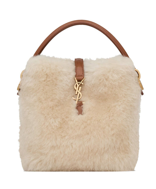 Le 37 Mini Shearling Bucket Bag