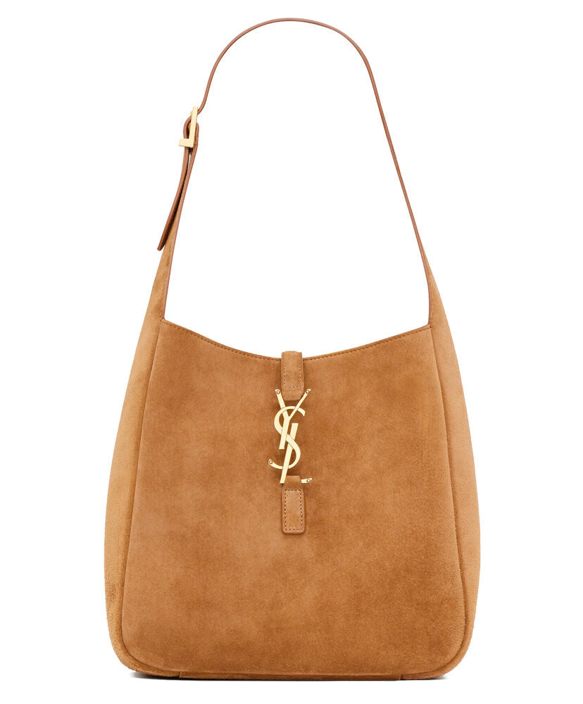 Le 5 a 7 Supple Small Suede Shoulder Bag