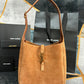 Le 5 a 7 Supple Small Suede Shoulder Bag