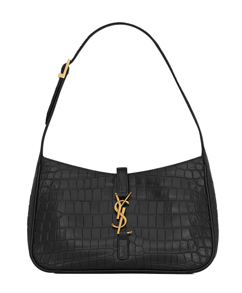 Le 5 A 7 Croc-effect Leather Shoulder Bag