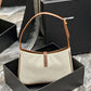 Le 5 A 7 Leather-trimmed Canvas Shoulder Bag