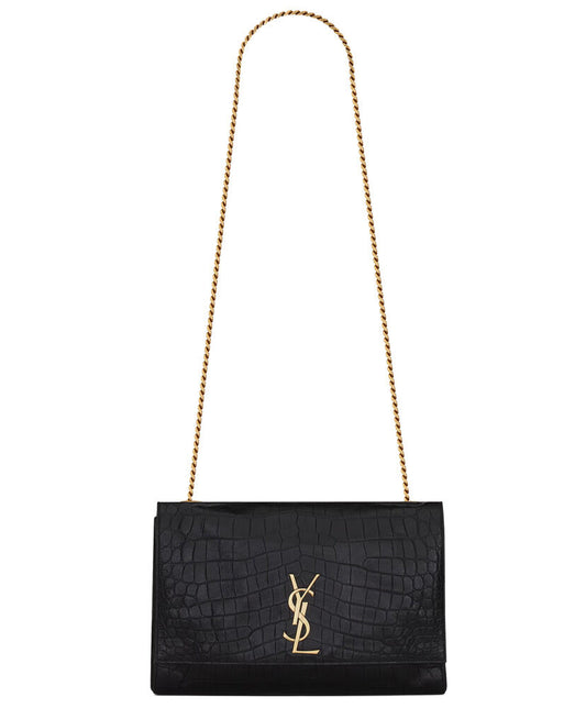 Reversible Kate Medium In Crocodile-Embossed Leather