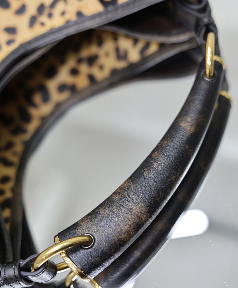 MOMBASA Small In Pony Hair Leather