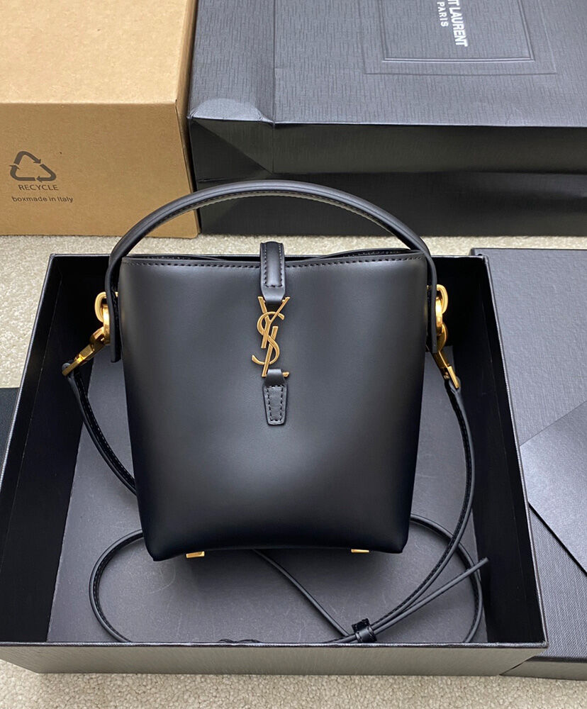 Le 37 Mini Leather Bucket Bag
