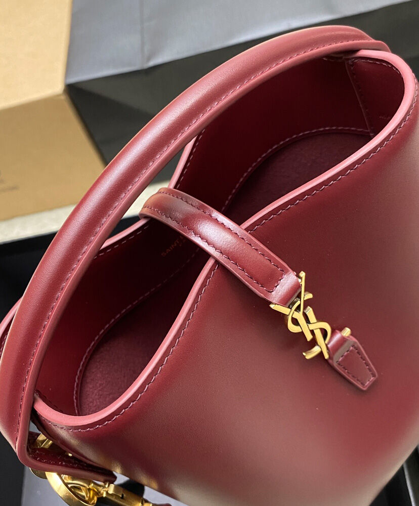 Le 37 Mini Leather Bucket Bag