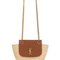 Manon Mini Raffia And Leather Shoulder Bag