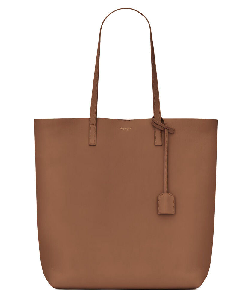 North/South Large Leather Tote