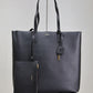 North/South Large Leather Tote