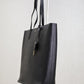 North/South Large Leather Tote