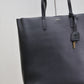 North/South Large Leather Tote