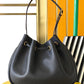 Small Paris VII Hobo Bag in Grained Leather