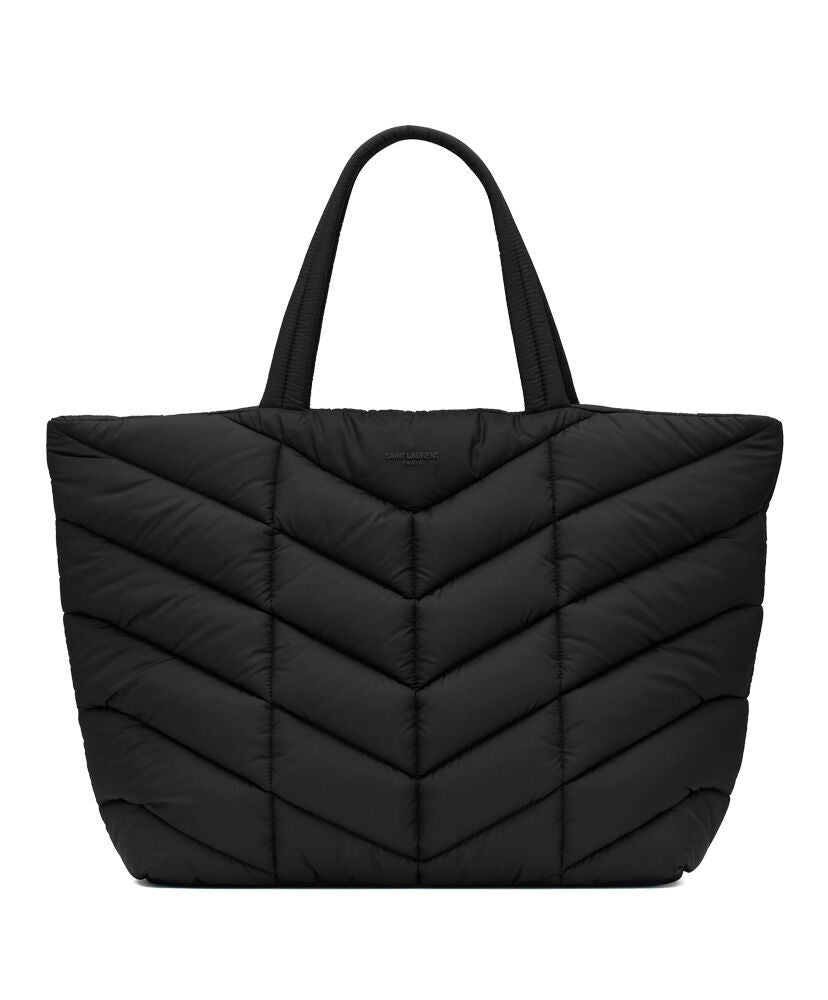 Quilted Puffer Tote Bag