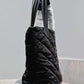 Quilted Puffer Tote Bag