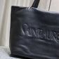 Logo Leather Tote Bag