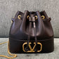 Mini Bucket Bag In Nappa With Vlogo Signature Chain