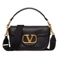 Valentino Garavani Alltime Grainy Calfskin Shoulder Bag