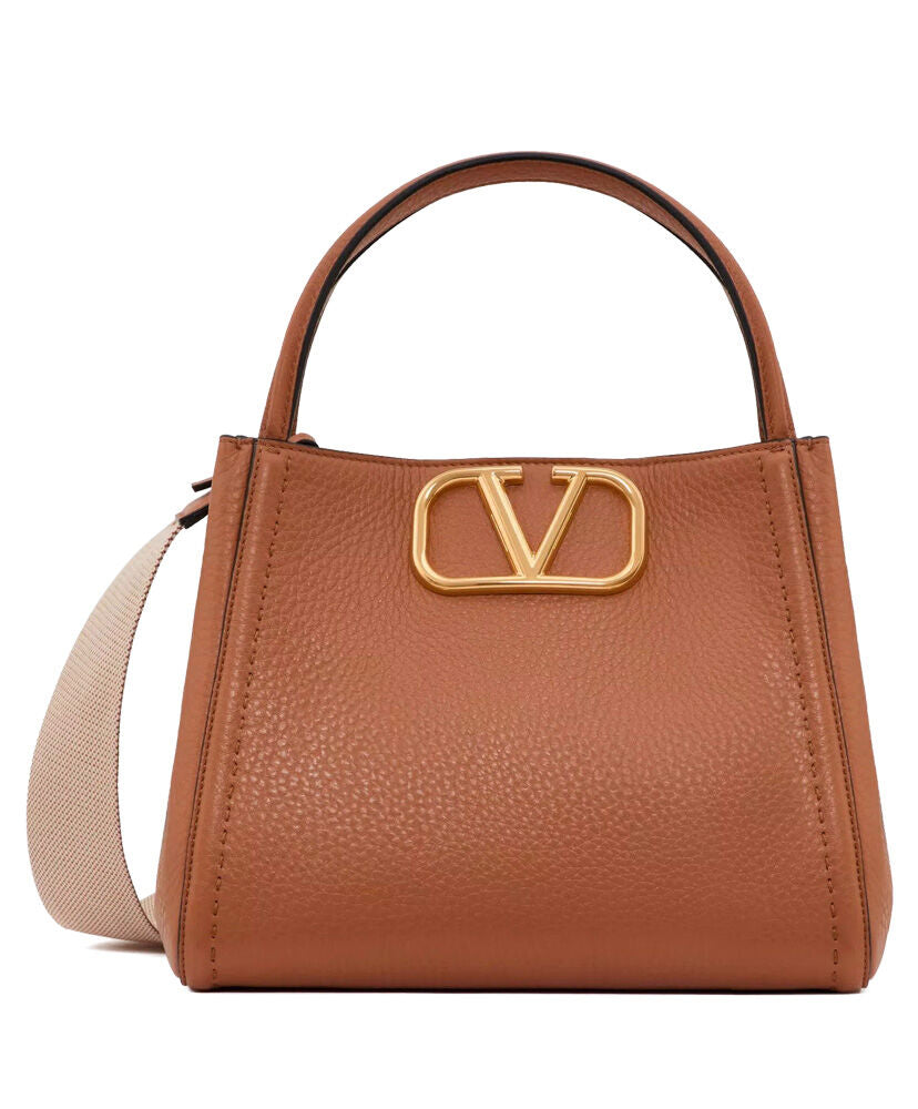 Valentino Garavani Alltime Medium Handbag In Grainy Calfskin