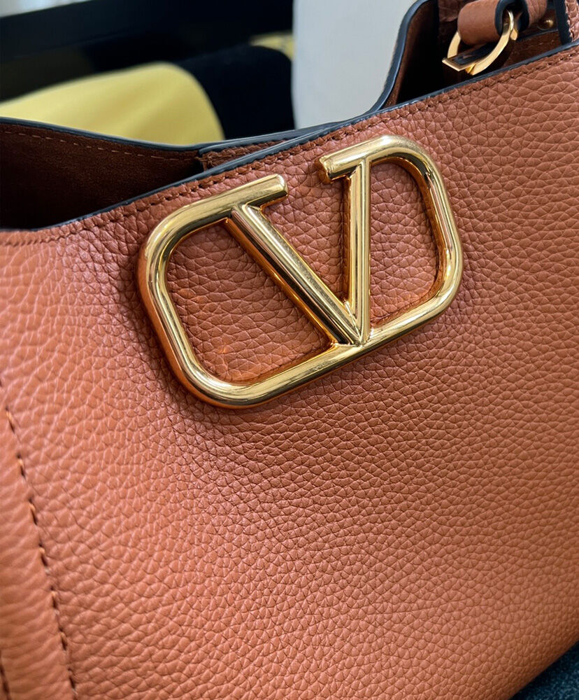 Valentino Garavani Alltime Medium Handbag In Grainy Calfskin