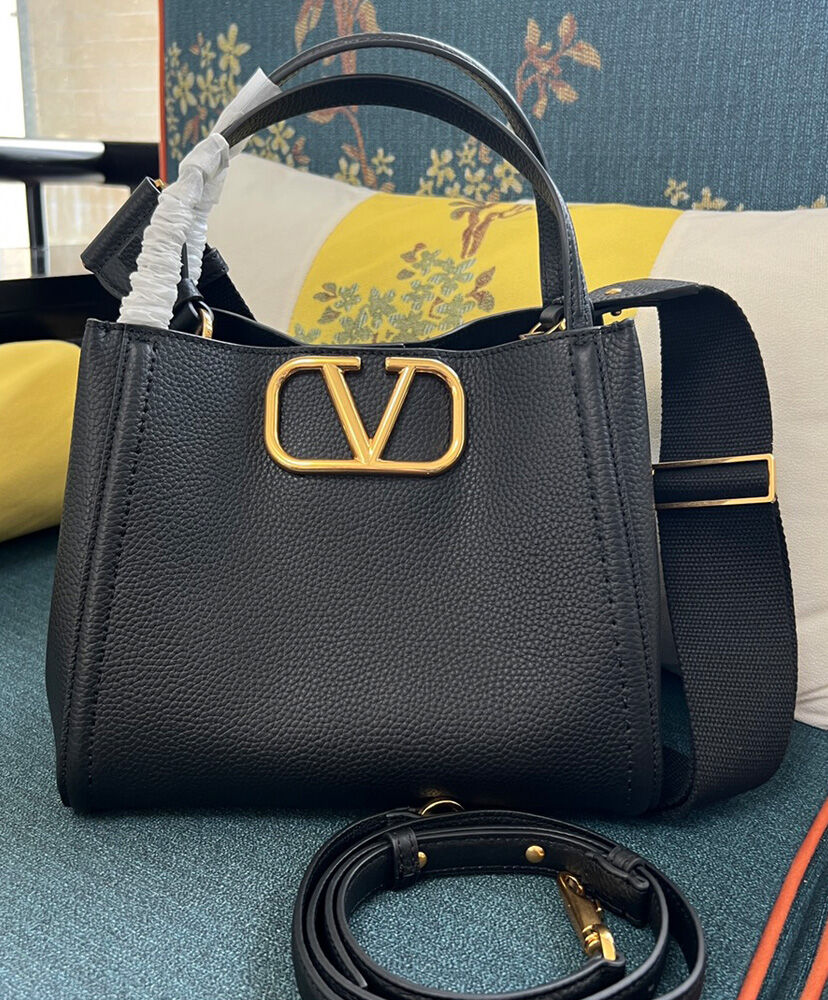 Valentino Garavani Alltime Medium Handbag In Grainy Calfskin