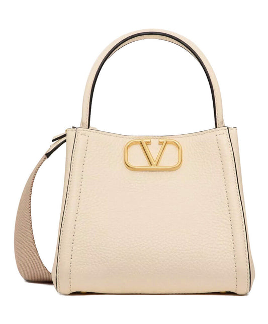 Valentino Garavani Alltime Small Handbag In Grainy Calfskin