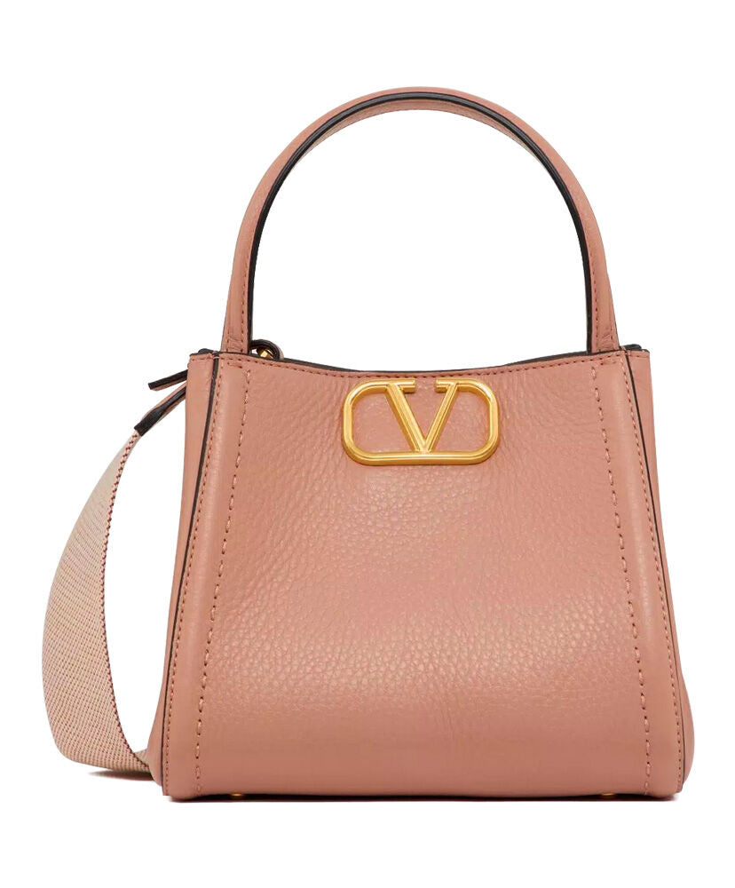 Valentino Garavani Alltime Small Handbag In Grainy Calfskin