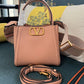 Valentino Garavani Alltime Small Handbag In Grainy Calfskin