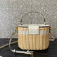 VLogo Signature Straw Vanity Case