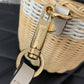 VLogo Signature Straw Vanity Case