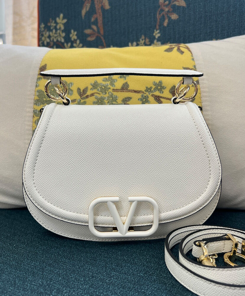 Vsling Shoulder Bag In Grainy Calfskin