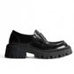 Women's Tractor Loafer In Black