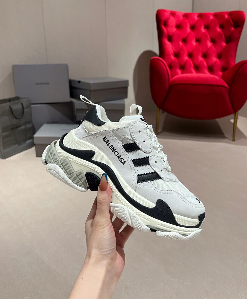 x Adidas Triple S Panelled Sneakers