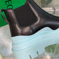 Tire Leather Ankle Boots