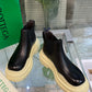 Tire Leather Ankle Boots