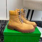 Haddock Intrecciato Leather-Trimmed Nubuck Ankle Boots