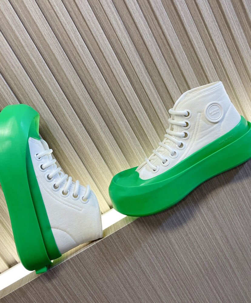 Nylon Jumbo High-Top Sneakers