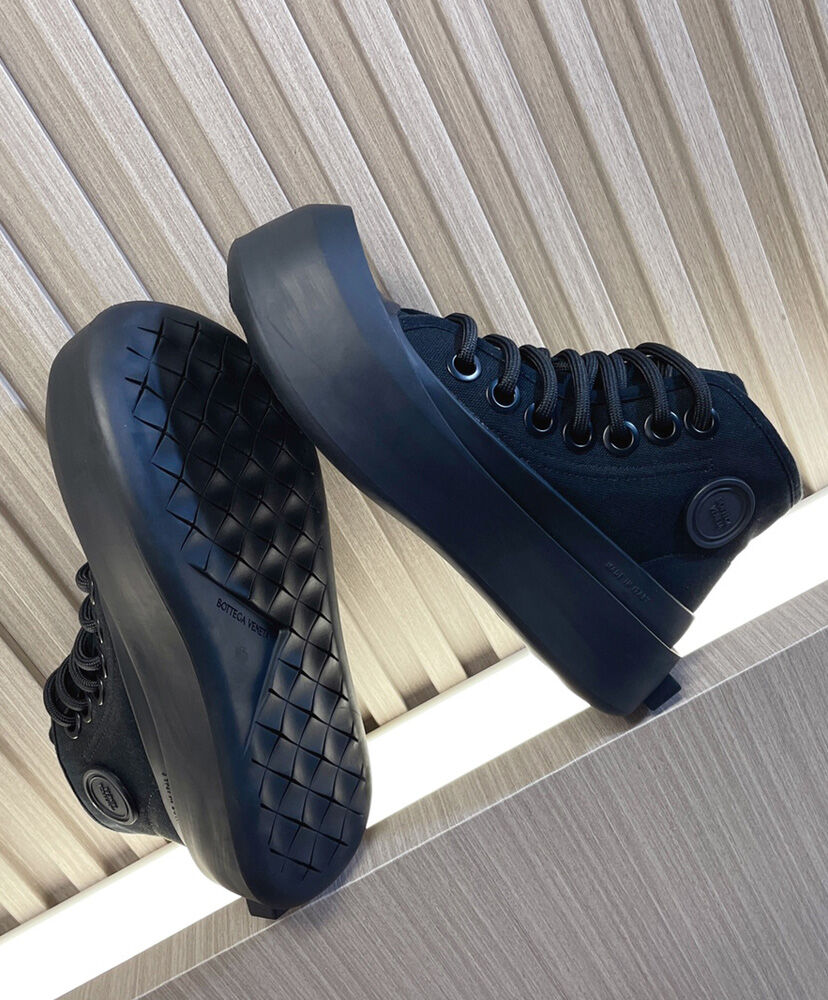 Nylon Jumbo High-Top Sneakers