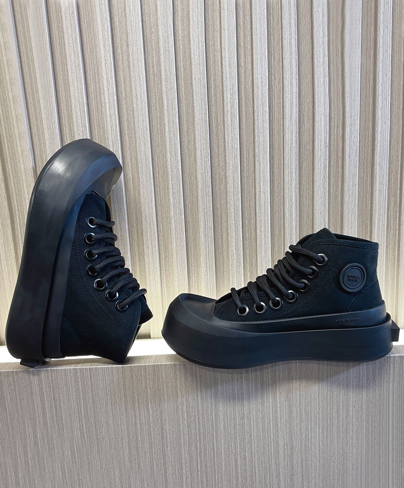 Nylon Jumbo High-Top Sneakers