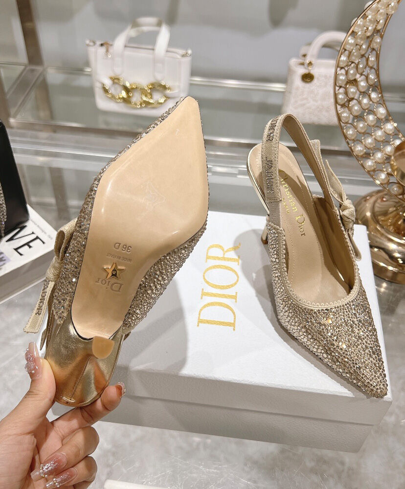 Dior Or J'Adior Slingback Pump