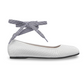 D-Journey Lace-Up Ballet Flat
