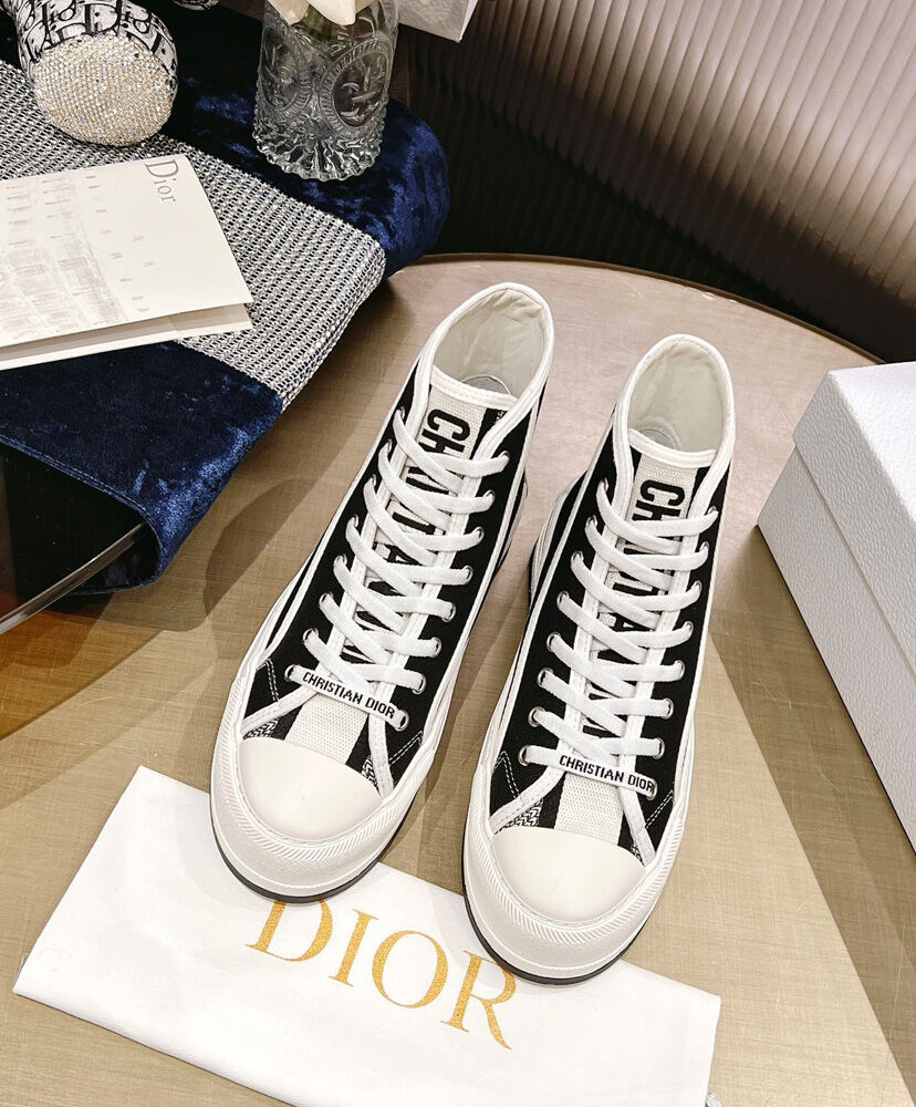 Walk'n'Dior High-Top Platform Sneaker