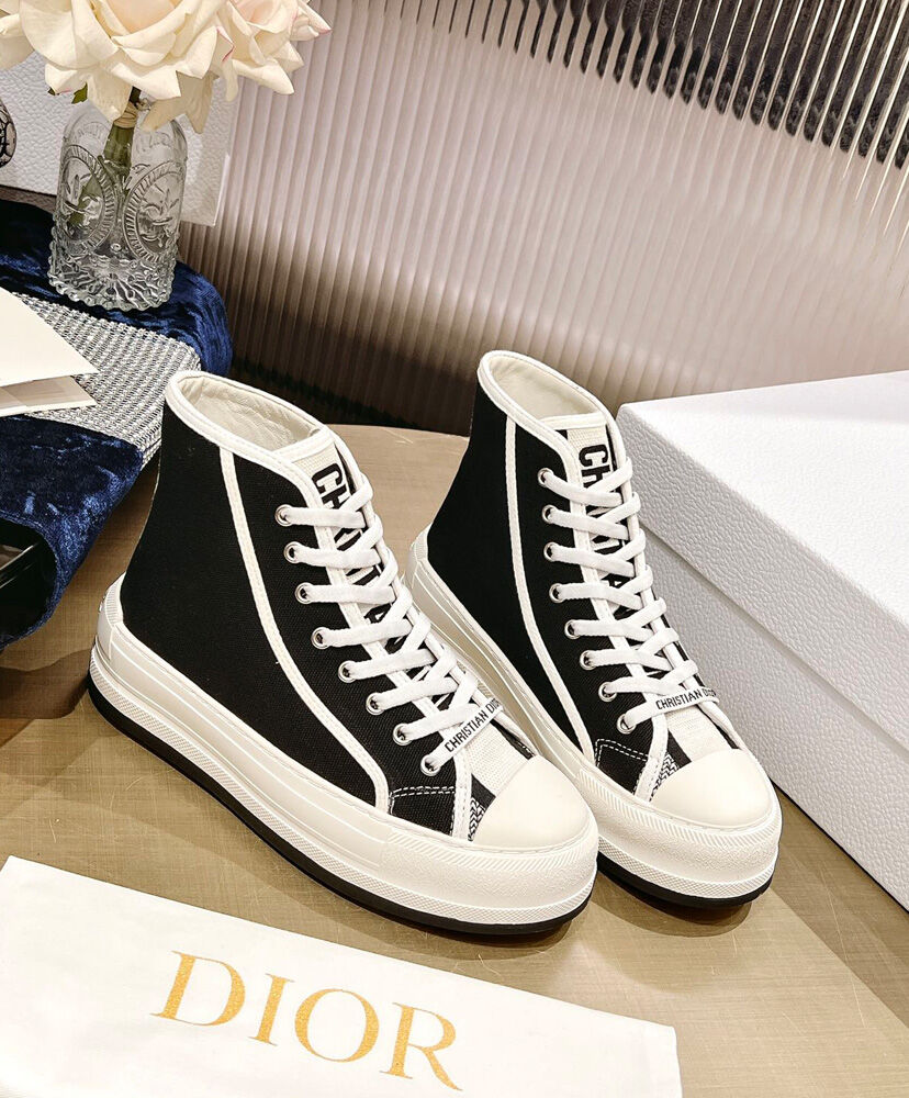 Walk'n'Dior High-Top Platform Sneaker