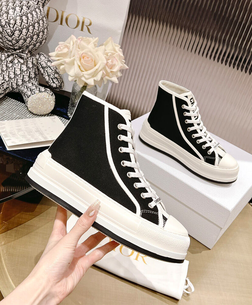 Walk'n'Dior High-Top Platform Sneaker