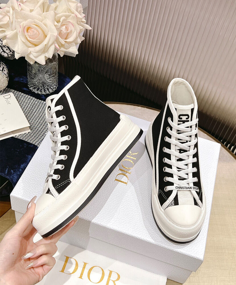 Walk'n'Dior High-Top Platform Sneaker