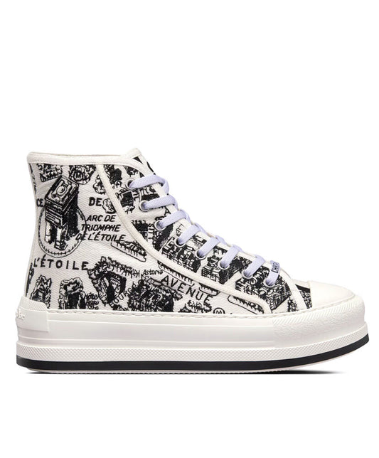 Walk'n'Dior High-Top Platform Sneaker