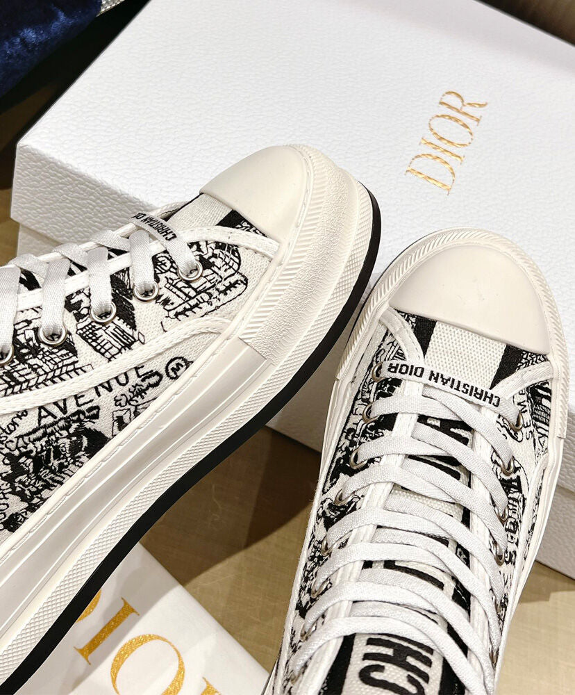Walk'n'Dior High-Top Platform Sneaker