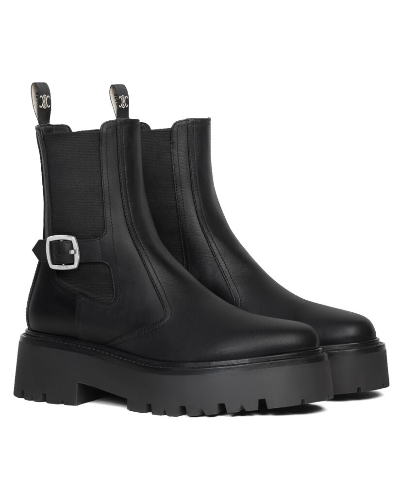 Celine Bulky Chelsea Boot In Calfskin