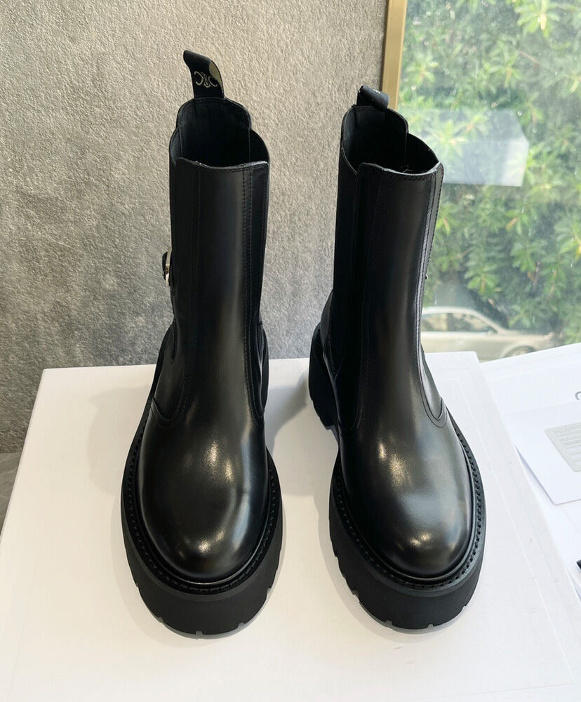 Celine Bulky Chelsea Boot In Calfskin